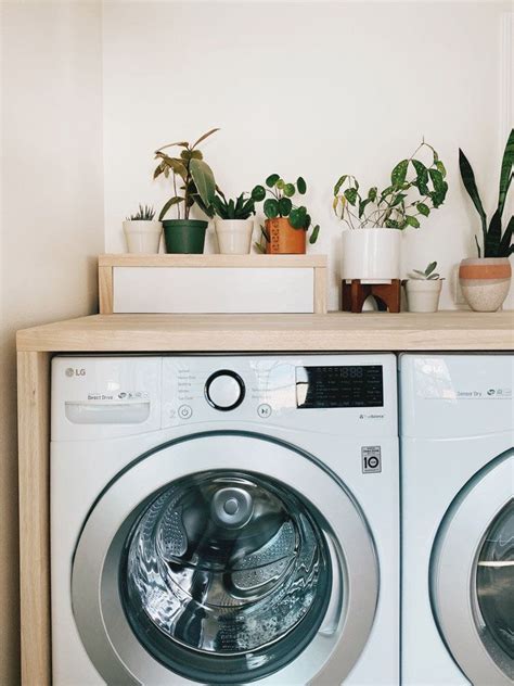 Diy Waterfall Butcher Block Washer Dryer Counter Artofit