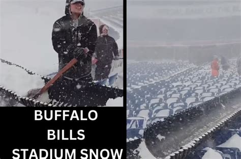 Buffalo Bills Stadium Snow Video Viral