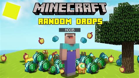 Minecraft But Item Drops Are Random And Multiplied YouTube