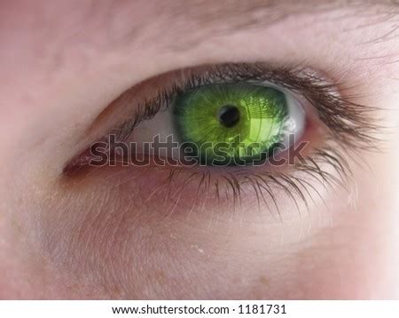 Emerald Green Eyes Stock Photo 1181731 : Shutterstock