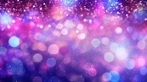 Magical Holographic Unicorn Celebrating In A Panoramic Purple Carnival Background Surprise