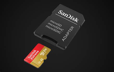 Sandisk Extreme Microsdxc Minnekort Sdsqxav G Gn Ma