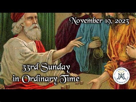 Holy Mass At St Mary S November Rd Sunday In