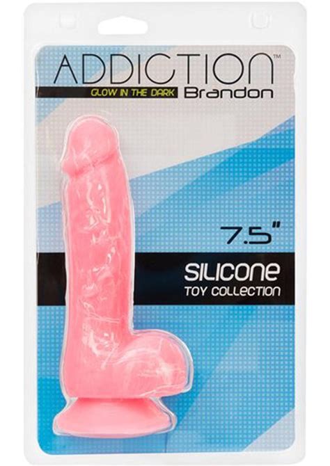 Addiction Toy Collection Brandon Silicone Realistic Dildo With Balls