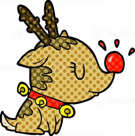 Cartoon Christmas Reindeer 45084244 Png