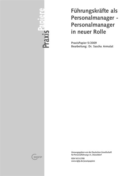 Personalmanager In Neuer Rolle