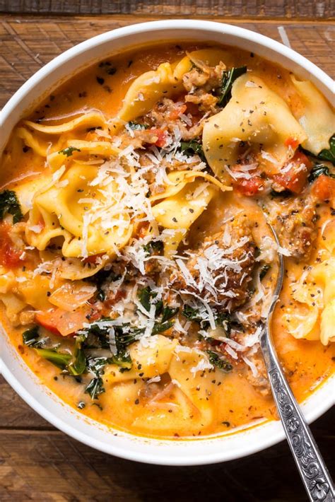 Sausage Tortellini Soup In Minutes