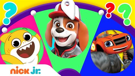 Spin The Wheel W Paw Patrol Big Truck Pups Tiny Chef Blaze