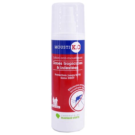 MOUSTI K O ZONE TROPICALE ET INFESTEES SPRAY 250ML