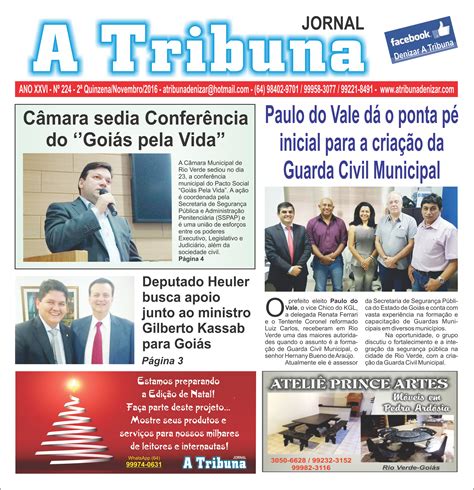 Jornal A Tribuna Edi O Jornal A Tribuna