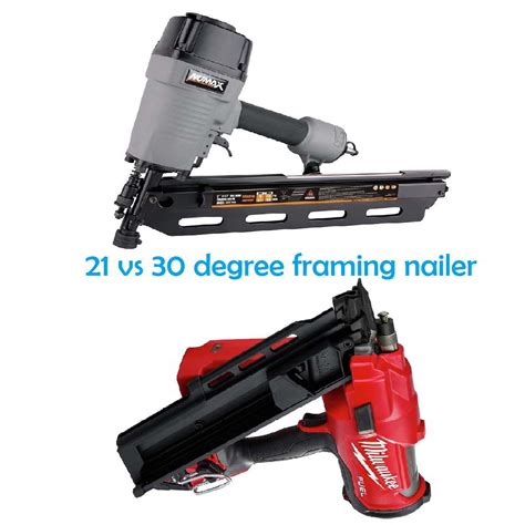 21 vs 30 degree framing nailer [What degree nail gun is best for ...