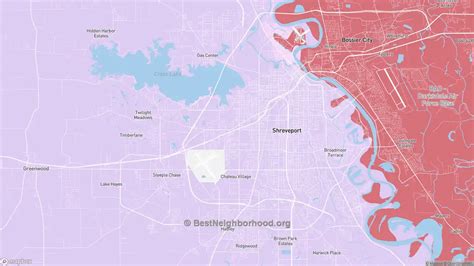 Caddo Parish, LA Political Map – Democrat & Republican Areas in Caddo ...