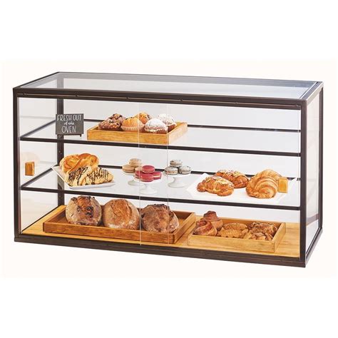 Cal Mil 3695 84 3 Tier Full Service Pastry Display Case W Sliding