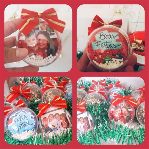 Bola De Natal Personalizada Foto Elo Produtos Especiais