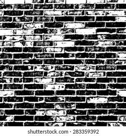 Brick Wall Overlay Texture Your Design Stock Vector Royalty Free