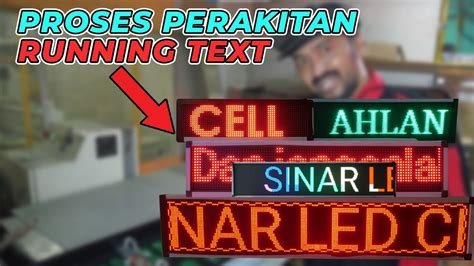 Pabrik Running Text Atau Tulisan Berjalan Led Untuk Ide Bisnis Harga