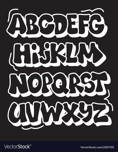 Font Styles Alphabet Graffiti | Graffiti lettering fonts, Graffiti ...