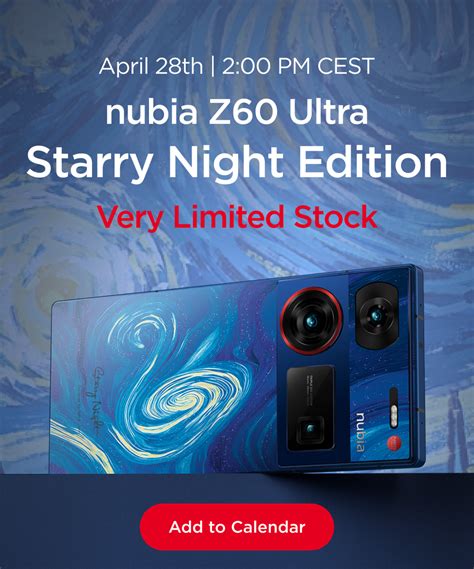 Nubia Z60 Ultra Starry Night pojawi się na całym świecie jako bardzo