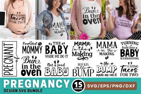 Pregnancy Svg Bundle Graphic By Regulrcrative Creative Fabrica