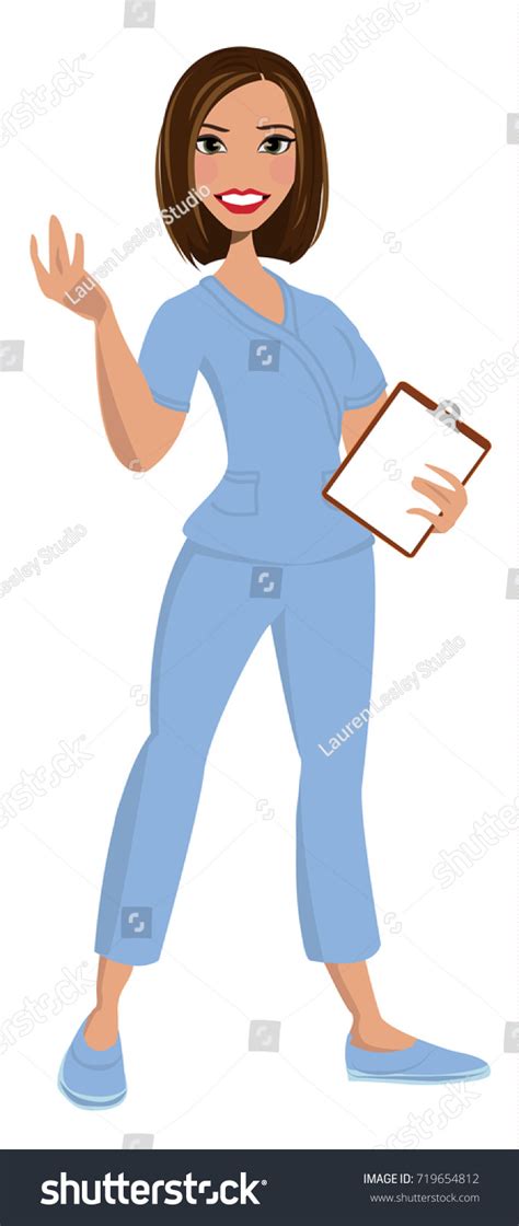 Nurse Avatar Vector Clipart Logo Icon Stock Vector Royalty Free