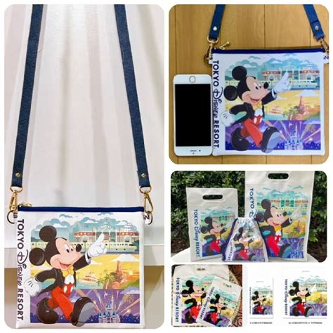 Disney ディズニーリゾート有料お土産袋柄 ショルダーバッグの通販 By Shopvegaミニー♡｜ディズニーならラクマ