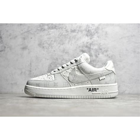 Louis Vuitton Nike Air Force 1 White Grey