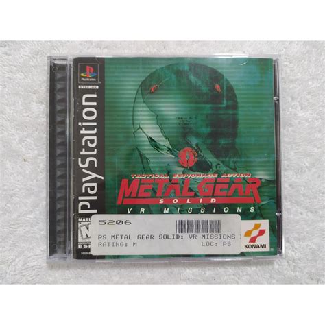 Metal Gear Solid Vr Mission Completo Original Ps1 Shopee Brasil