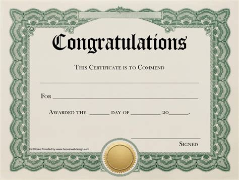 Congratulations Certificate - Template Free Download | Speedy Template