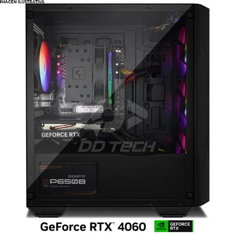 Computadora PRIDE GAMING AORUS FOX NVIDIA GeForce RTX 4060 AMD