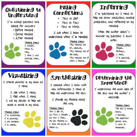 Reading Strategies Printable | Activity Shelter