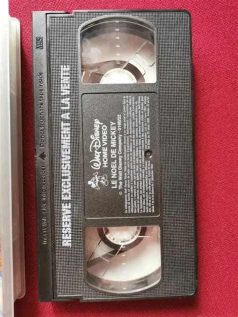 VHS LE NOEL De Mickey Walt Disney Mini CASSETTE VIDEO VIDEOCASSETTE