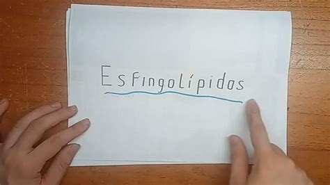 Aprendé que son los ESFINGOLÍPIDOS EN 5 MINUTOS YouTube