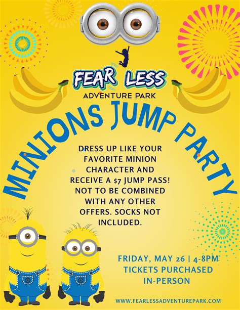 Minion Jump Party — Fearless Adventure Park