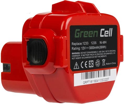 Green Cell Bateria Akumulator 1220 1222 Pa12 Do Makita 1050D 4191D