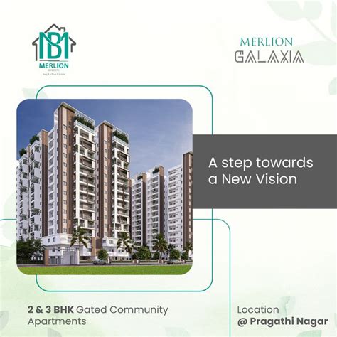 And Bhk Luxurious Flats Merlion Galaxia Gated Community Real