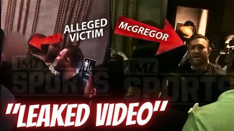 Leaked Video Conor Mcgregor And Alleged Victim On The Night At Nba