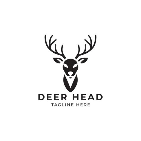 Premium Vector Deer Head Logo Design Deer Logo Vector Illustration