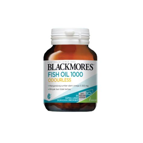 Blackmores Fish Oil Odourless Kapsul Kegunaan Efek Samping