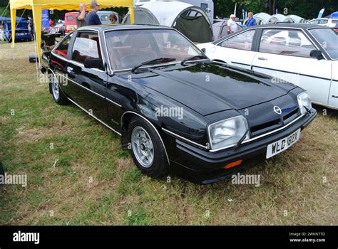 A 1981 Opel Manta SR Berlinetta Parked On Display At The 48th Historic