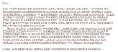 Contoh Soal Menyunting Isi Teks Cerita Sejarah Berdasarkan Struktur Dan