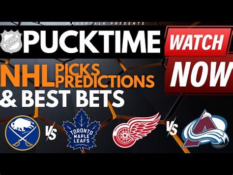 Nhl Predictions Picks Odds Sabres Vs Maple Leafs Red Wings Vs