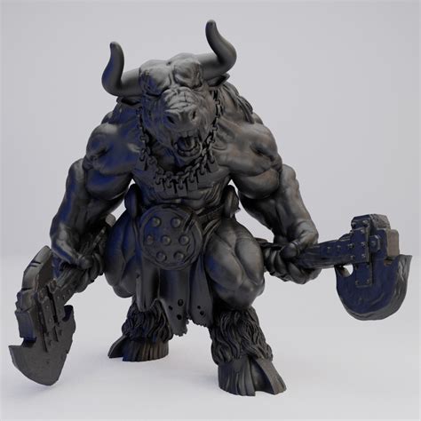 Hot Goblin ミノタウロス片手武器C ミニチュア ホットゴブリン 蛮族 戦士