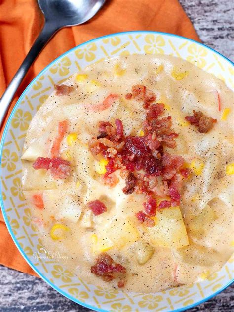 Slow Cooker Fish Chowder Soup Homemade And Yummy