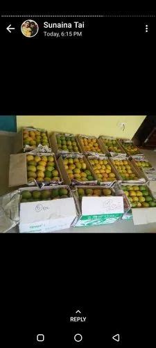 Alphonso Mango Yellow 4 5 6 7 Dozen Hapus Mango Wooden Box