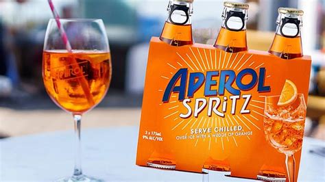 You Can Now Get Ready To Drink Aperol Spritz In Bottles Daily Mail Online