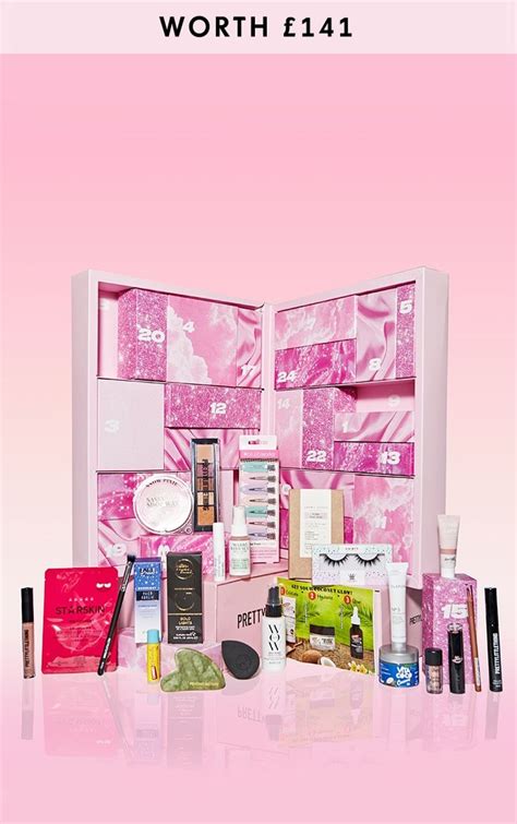 Prettylittlething Beauty Advent Calendar 2022 Worth £141 In 2022