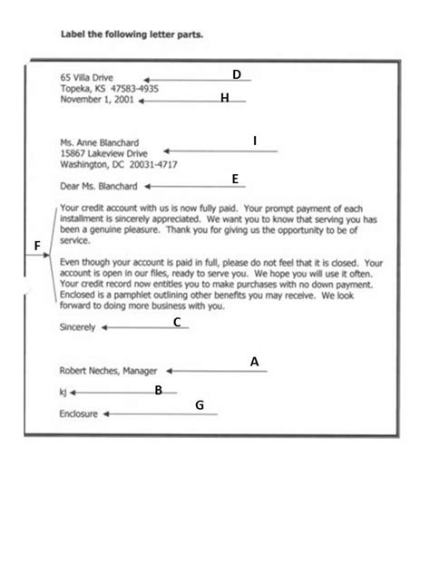 Block Style Letter Parts Diagram Quizlet