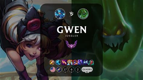 Gwen Jungle Vs Zac Na Master Patch 13 24 Youtube