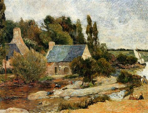 Washerwomen at Pont-Aven, 1886 - Paul Gauguin - WikiArt.org