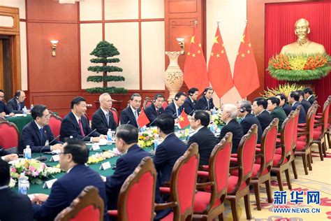 习近平同越共中央总书记阮富仲举行会谈 国际在线